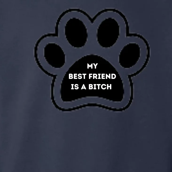 Funny My Best Friend Is A Bitch! Dog Lover Toddler Hoodie