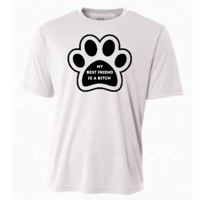 Funny My Best Friend Is A Bitch! Dog Lover Cooling Performance Crew T-Shirt