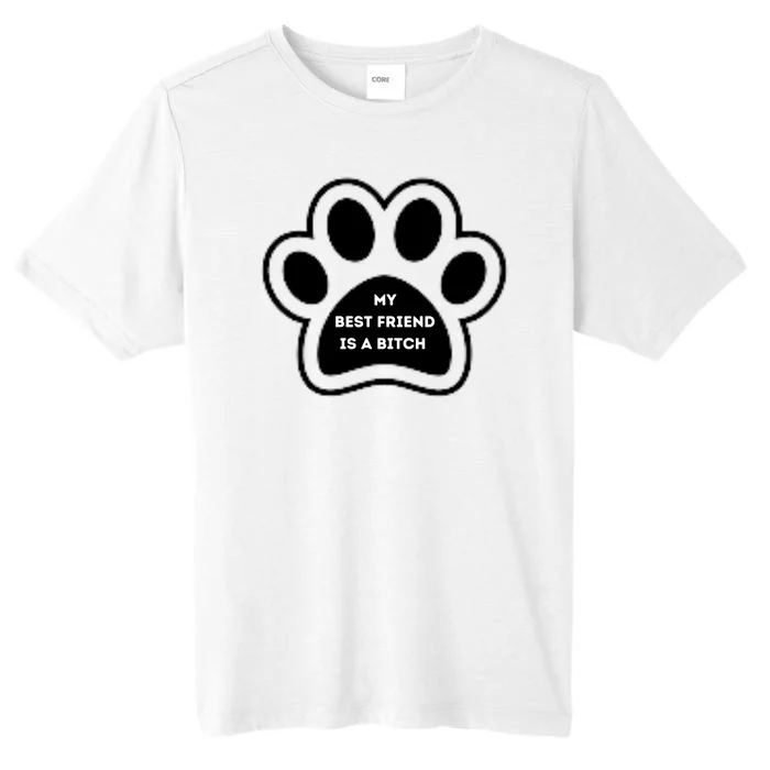 Funny My Best Friend Is A Bitch! Dog Lover ChromaSoft Performance T-Shirt