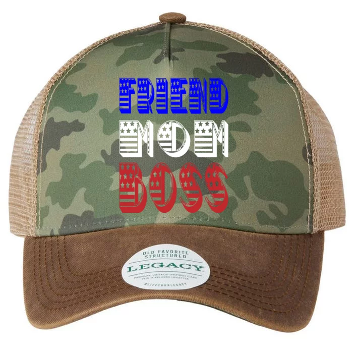 Friend Mom Boss Legacy Tie Dye Trucker Hat