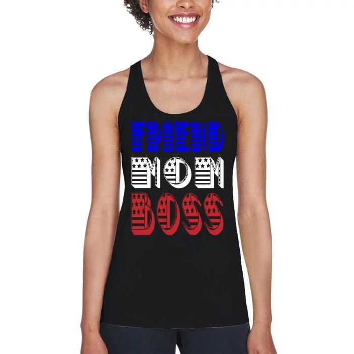 Friend Mom Boss Women's Racerback Tank