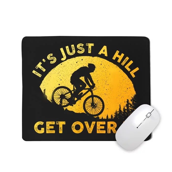 Funny Mountain Biking Art For Women Trail Mountain Bike Mousepad