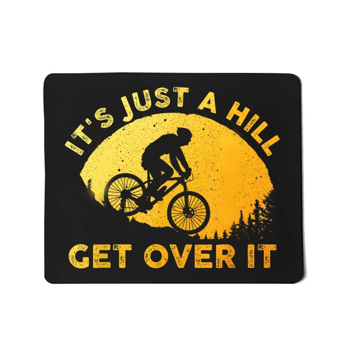 Funny Mountain Biking Art For Women Trail Mountain Bike Mousepad