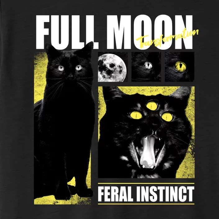 Full Moon Black Cat Transformation ChromaSoft Performance T-Shirt