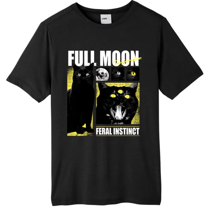 Full Moon Black Cat Transformation ChromaSoft Performance T-Shirt