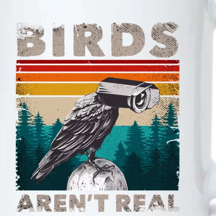 Funny Meme Birds Surveillance Truther Cctv Bird Aren't Real Gift Black Color Changing Mug