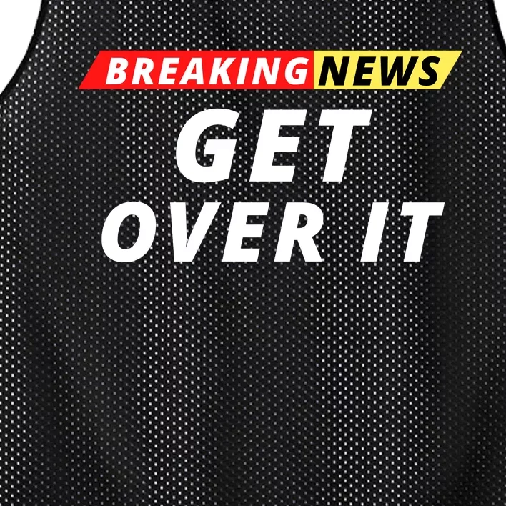 Facts Matter Breaking News, Funny Breaking News, Men & Women Mesh Reversible Basketball Jersey Tank