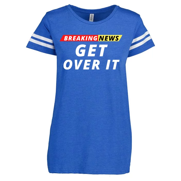 Facts Matter Breaking News, Funny Breaking News, Men & Women Enza Ladies Jersey Football T-Shirt