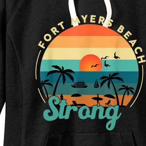 Fort Myers Beach Strong Women's Fleece Hoodie