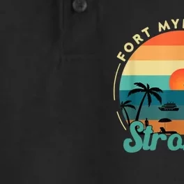 Fort Myers Beach Strong Dry Zone Grid Performance Polo