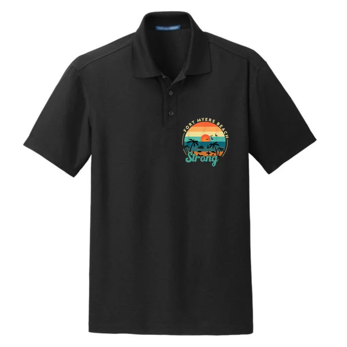 Fort Myers Beach Strong Dry Zone Grid Performance Polo