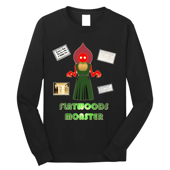 Flatwoods Monster Braxton County Horror Cryptid Long Sleeve Shirt