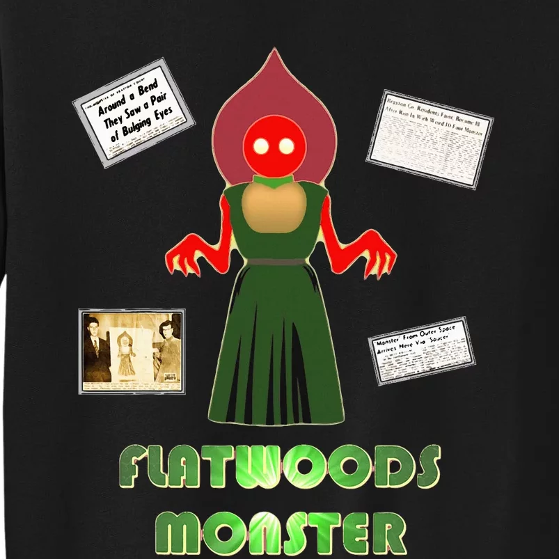 Flatwoods Monster Braxton County Horror Cryptid Tall Sweatshirt