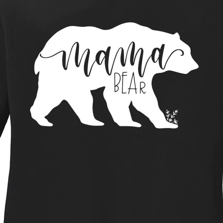 Funny Mama Bear Gift For Women Momma Bear Mamma Bear Gift Ladies Long Sleeve Shirt