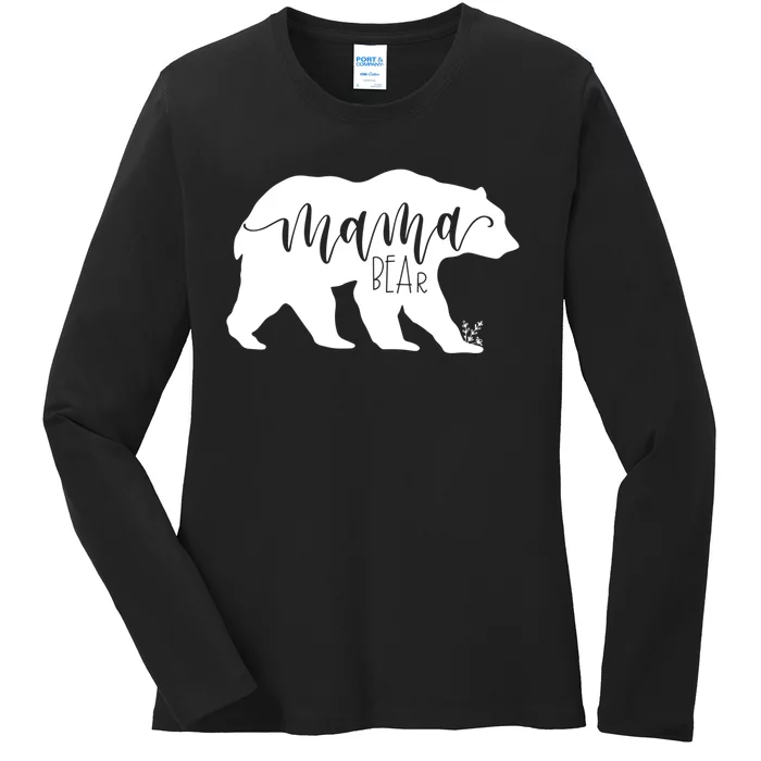 Funny Mama Bear Gift For Women Momma Bear Mamma Bear Gift Ladies Long Sleeve Shirt