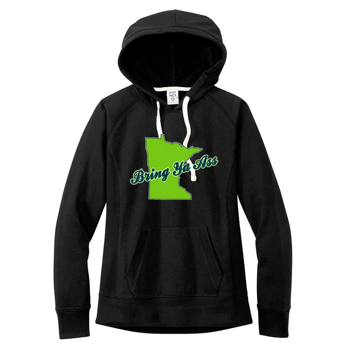 Funny Meme Bring Ya Ass Humor Women's Fleece Hoodie