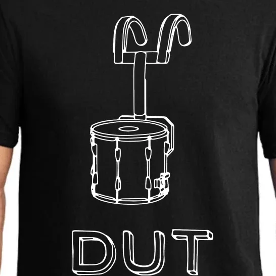 Funny Marching Band Drum Line DUT Snare Drummer Pajama Set