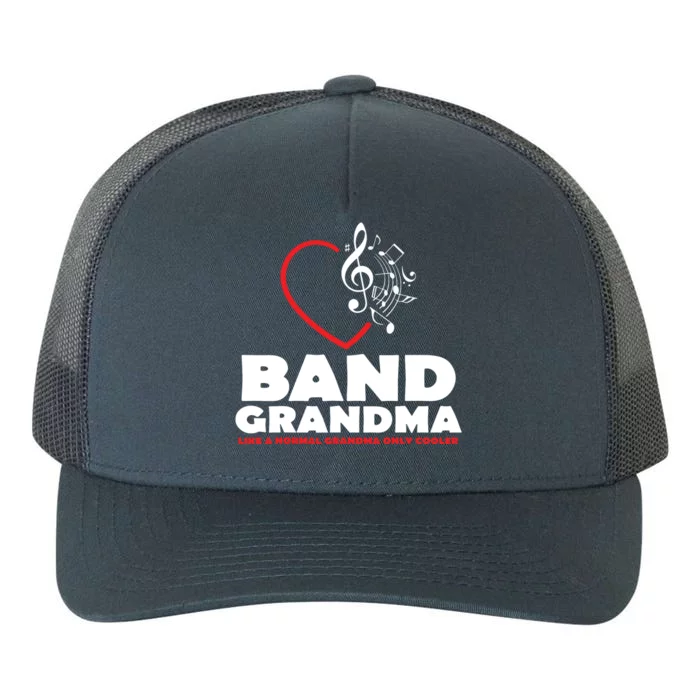 Funny Marching Band Grandma Music Lover Percussion Mom Gift Yupoong Adult 5-Panel Trucker Hat