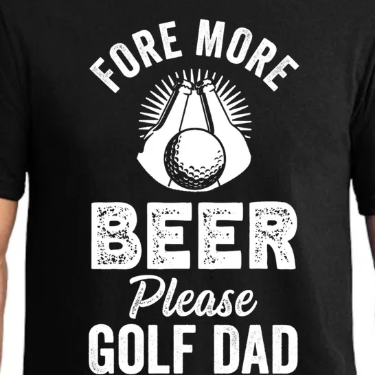 Fore! More Beer Please! Golf Dad Gift Pajama Set