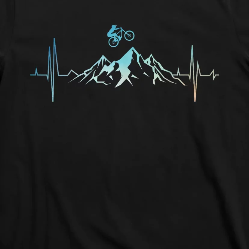 Funny Mountain Bike Art For Women Mtb Mountain Biker T-Shirt