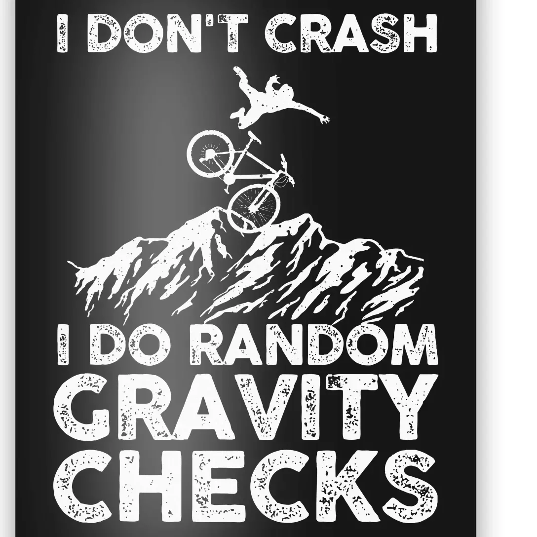 Funny Mountain Bike Art Mtb Mountain Biking Lover Wo Poster