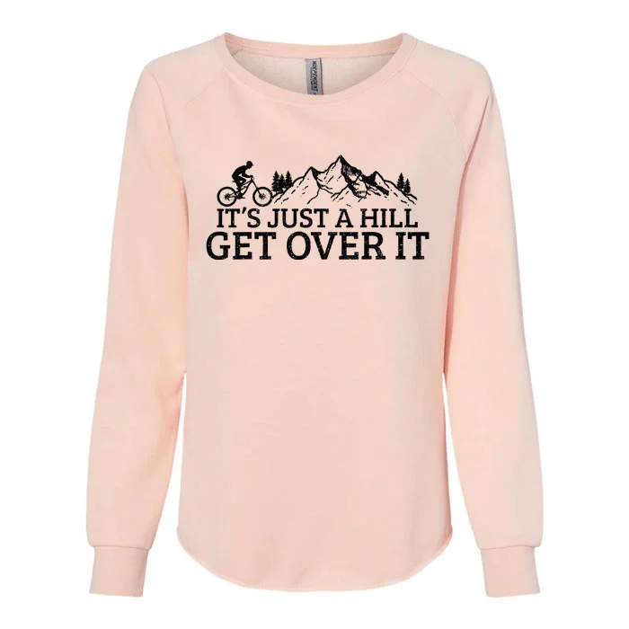 Funny Mountain Bike MTB Cycling Biking Biker Cyclist Gift Womens California Wash Sweatshirt