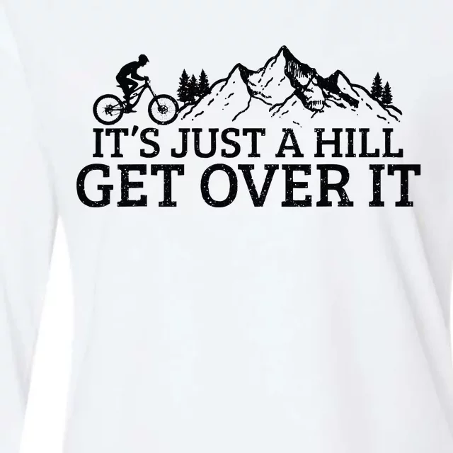 Funny Mountain Bike MTB Cycling Biking Biker Cyclist Gift Womens Cotton Relaxed Long Sleeve T-Shirt