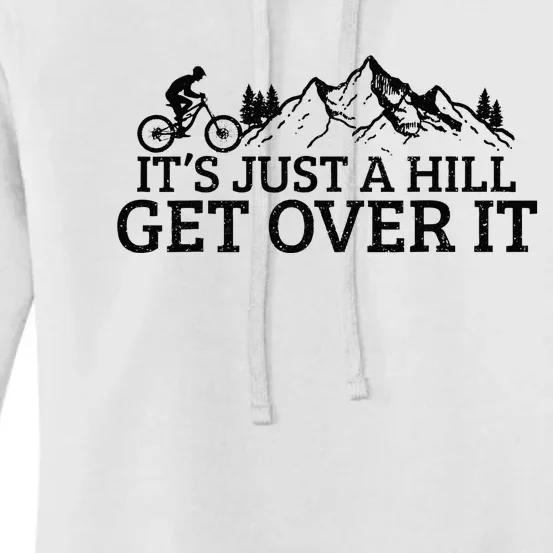 Funny Mountain Bike MTB Cycling Biking Biker Cyclist Gift Women's Pullover Hoodie