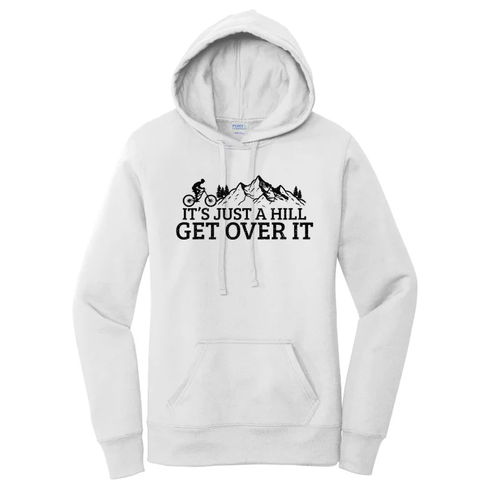 Funny Mountain Bike MTB Cycling Biking Biker Cyclist Gift Women's Pullover Hoodie