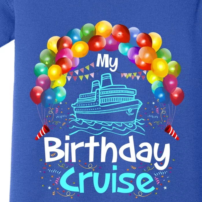 Festive My Birthday Cruise Ship Party And Gift Baby Bodysuit