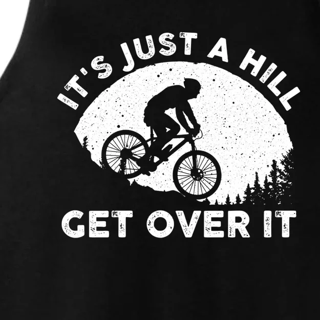 Funny Mountain Biking Design Trail Ride Lover Gift Ladies Tri-Blend Wicking Tank