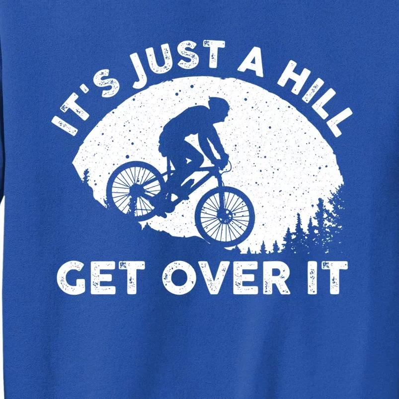 Funny Mountain Biking Design Trail Ride Lover Gift Tall Sweatshirt