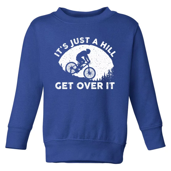 Funny Mountain Biking Design Trail Ride Lover Gift Toddler Sweatshirt