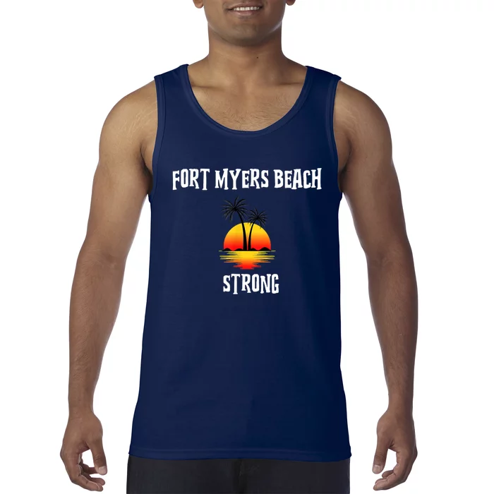 Fort Myers Beach Strong Community Strength Prayer Support Tank Top