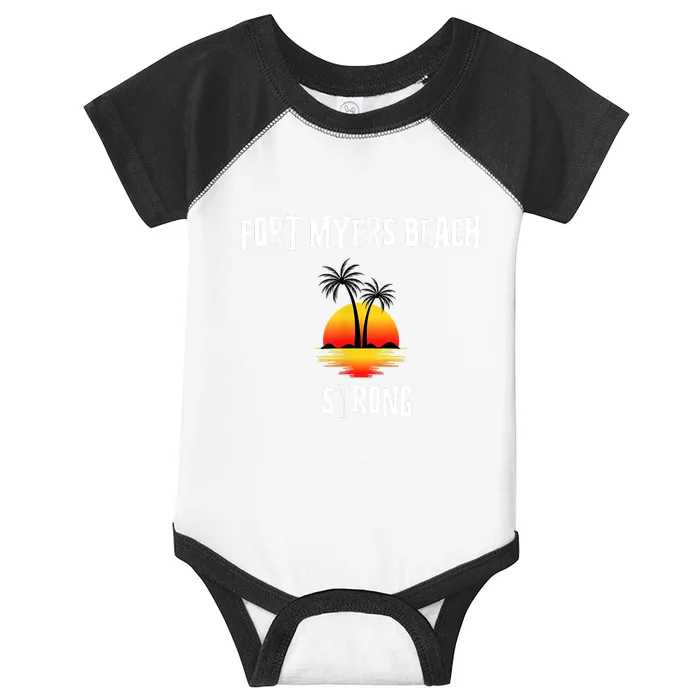 Fort Myers Beach Strong Community Strength Prayer Support Infant Baby Jersey Bodysuit