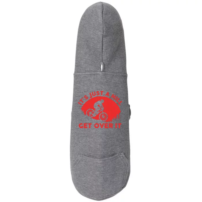 Funny Mountain Biking Design Trail Ride Lover Gift Doggie 3-End Fleece Hoodie