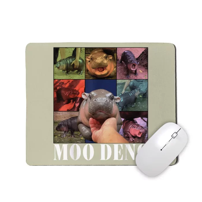 Funny Moodeng Baby Pygmy Hippo Cute Zoo For Family Mousepad