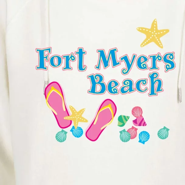 Fort Myers Beach Florida Cool Gift Womens Funnel Neck Pullover Hood