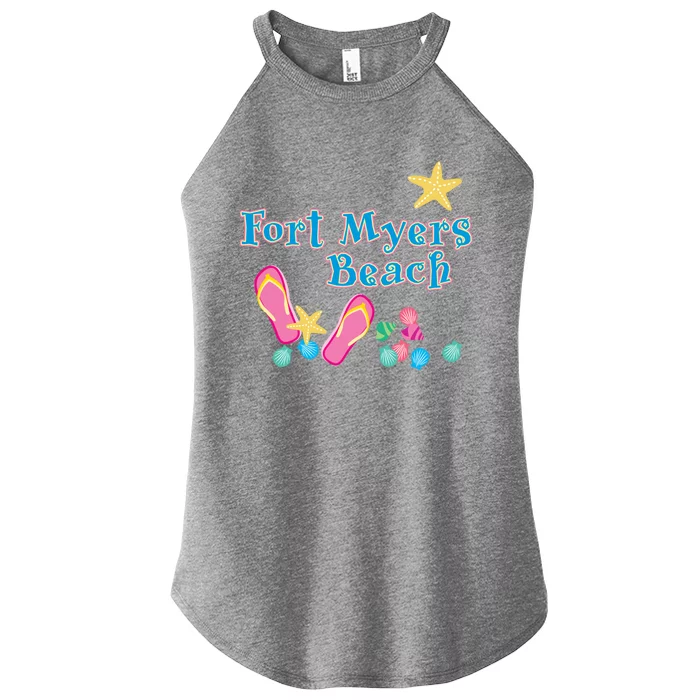 Fort Myers Beach Florida Cool Gift Women’s Perfect Tri Rocker Tank