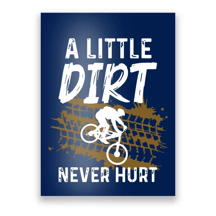 Funny Mountain Bike Gift For Mountain Biker Men Women MTB Poster