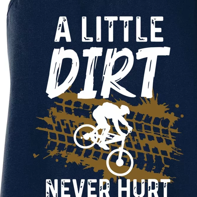 Funny Mountain Bike Gift For Mountain Biker Men Women MTB Women's Racerback Tank