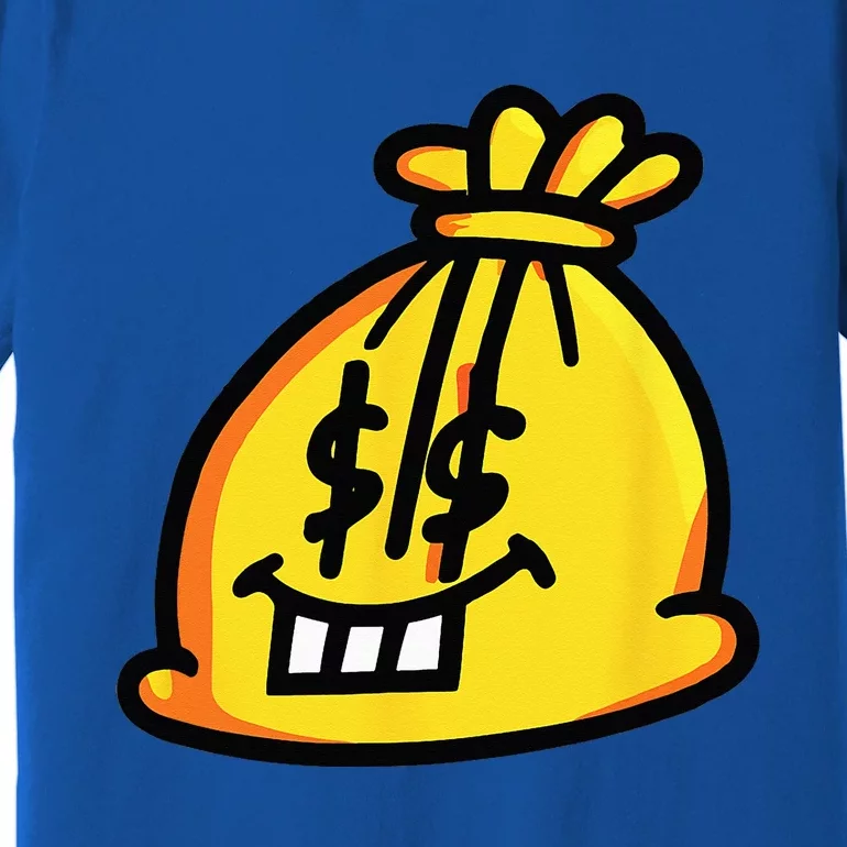 Funny Money Bag Face Premium T-Shirt