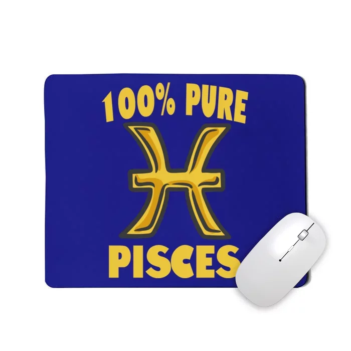 February March Birthday Pure Pisces Astrology Horoscope Gift Mousepad