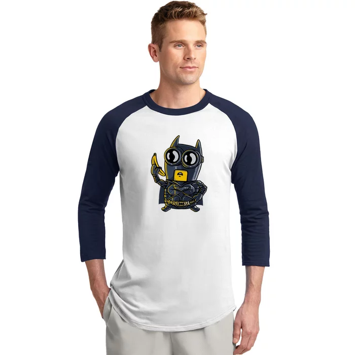 Funny Minion Batnanaman Baseball Sleeve Shirt