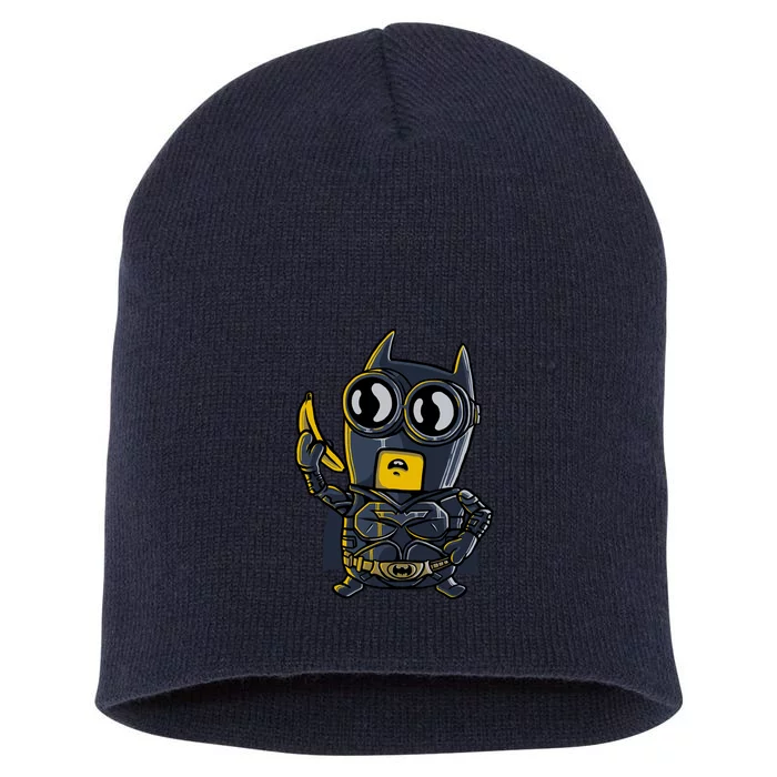 Funny Minion Batnanaman Short Acrylic Beanie