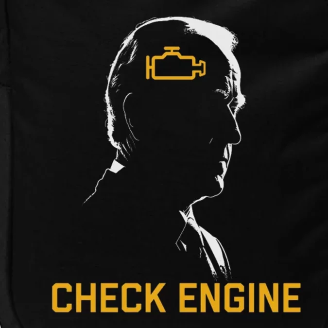 Funny Meme Biden Check Engine Light anti Biden Impact Tech Backpack