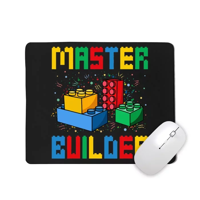 Funny Master Builder Cool Blocks Building Mousepad