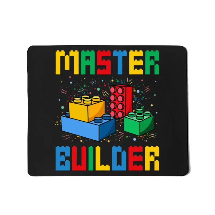 Funny Master Builder Cool Blocks Building Mousepad