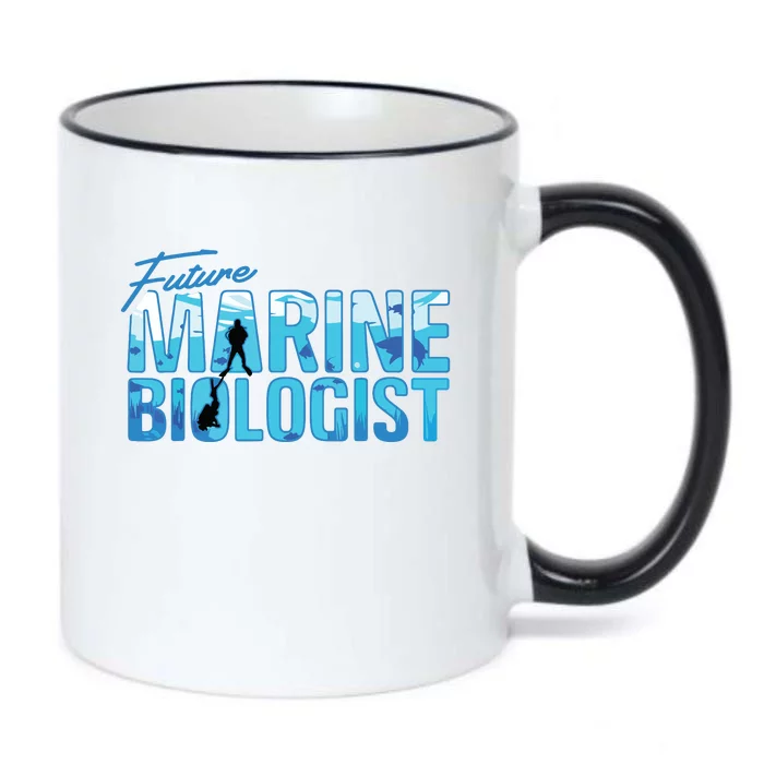 Future Marine Biologist Ocean Student Biology Gift Black Color Changing Mug