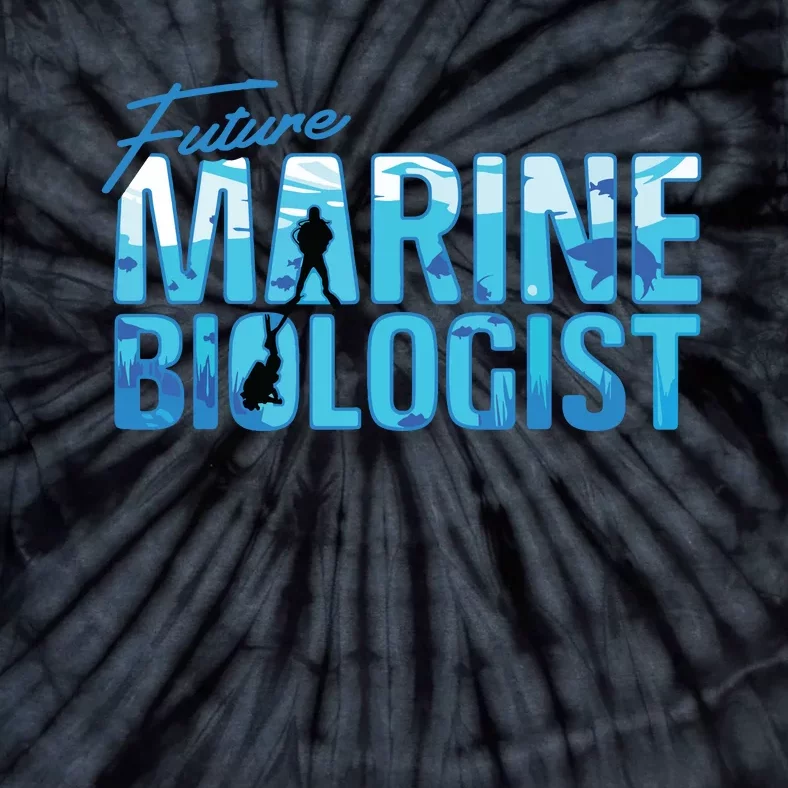 Future Marine Biologist Ocean Student Biology Gift Tie-Dye T-Shirt